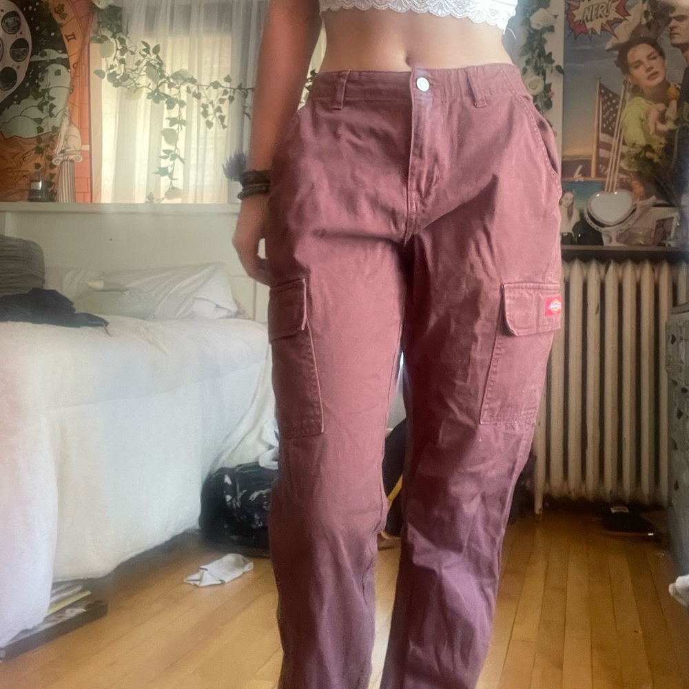 Dickies size S brown cargo joggers